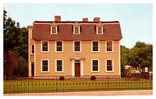 Salem MA Massachusetts Crowninshield-Bentley House Essex Street Chrome Postcard picture