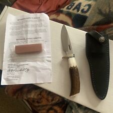 Randall Made Knives Pathfinder Model Knife, Amazing Vibrant Handle, Org Sheath picture