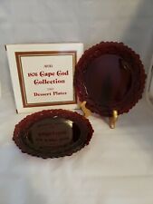 New in Box (2) Avon Cape Cod Royal Ruby Red 7 1/2