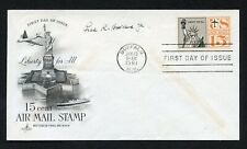 Fred R. Haviland d1989 signed autograph auto First Day Cover WWII ACE 357 Squad picture