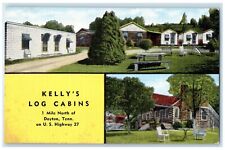 c1940 Multi-View Kelly Log Cabins Dayton Tennessee TN Vintage Unposted Postcard picture