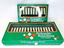 Vintage Christmas Tree Lights Weihnachts Beleuchtung West Germany 1975 picture