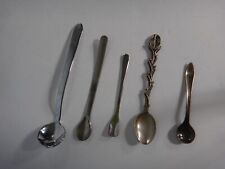 Vintage Silver Spoons Salt Cellar Spoons 2 Silver 925 & Sterling Germany picture