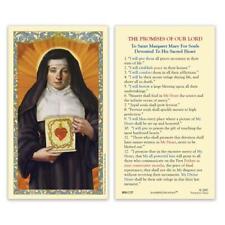 Saint Margaret Mary Alacoque Holy Card Pack of 25 Size 2.625 in W x 4.375 in H picture