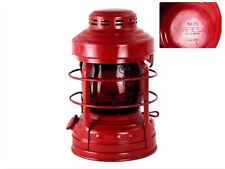Vintage Embury Luck-E-Lite No.25 Lantern, Red Globe Lantern picture