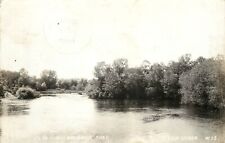 c1932 RPPC 3209; Scene on the Lemonweir River, New Lisbon WI, Pearson Photo picture