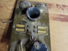 Vintage 1920s Western Electric Inter-Phone Brass Faceplate picture