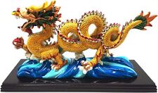 Chinese Feng Shui Dragon Statue Sculpture Figurines 11 Inch Decoration Tabletop picture