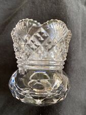 Westmoreland Toothpick Holder Glass Clear Crystal Fan Diamond File 2.25
