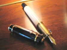 Collectable Imperial Black Fountain Pen with white Jade body  picture