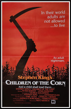 CHILDREN OF THE CORN original 1984 AUSTRALIAN movie POSTER PLUS press sheet picture