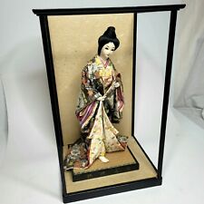 Vintage Collectable Japanese Geisha 17.5 Inch Tall w/ Beautiful Komodo picture