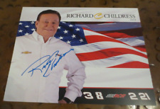 Richard Childress signed autographed 8x10 photo NASCAR racing Legend Hero Card picture