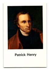 Vintage Patrick Henry Portrait Postcard by Thomas Sully - Independence Hall, PA picture