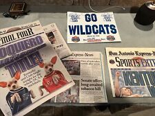 San Antonio Express 1998 Kentucky Wildcats National Championship Newspapers picture