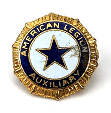 American Legion Auxiliary Lapel Pin Gold Tone 1/2