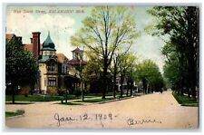 1909 West South Street Kalamazoo Michigan MI Antique Posted Postcard picture
