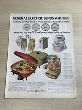 General Electric GE Kitchen Aplianices 1969 Vintage Print Ad Life Magazine picture