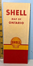 1946 Shell Gas & Oil State Road Map: ONTARIO CANADA - H.M. Gousha Litho picture