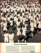 1964 Bulova Watches Vintage Print Ad  392 tennis players Wearing Bulova c1 picture
