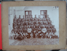 AUSTRIA-HUNGARY MILITARY PHOTO WWI GROUP OF SOLDIERS WITH SWORDS TOP 1917 PHOTO picture