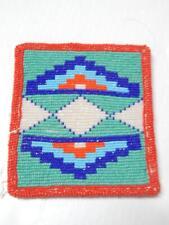 VINTAGE MID CENTURY YAKIMA PLATEAU INDIAN BEADED BOTH SIDES PANEL BAG / POUCH picture