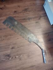Antique Japanese Tool Huge Whaleback Saw Signed Large Teeth picture