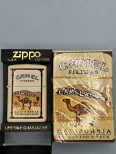 1998 Camel State California Cream Matte Zippo Lighter NEW Collectible Pack Empty picture
