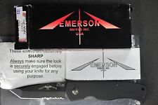 2001 Emerson CQC-7B-BTS w/Wave Black 154CM Tanto Blade w/Box Papers S/N #354 picture