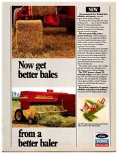 1990 Ford New Holland Hay Balers - Original Print Advertisement (8in X 11in) picture