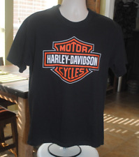Harley-Davidson T-shirt, black, size L, nice, The Woodlands H-D, Texas picture