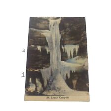Postcard St Louis Canyon Starved Rock State Park Illinois USA IL Waterfall 122.7 picture