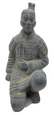 Chinese Terracotta Soldier Figurine Clay Pottery Warrior Army 8” Statue VTG picture