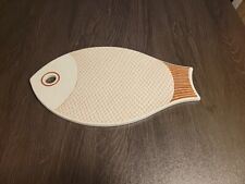 Vintage MCM Fish Trivet Serving/Cutting Board Arabia, Finland 1960’s picture
