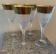 Moser Gold Rim Water / Wine Glass 7.5 inches tall PRICE is PER GLASS—4 Available picture