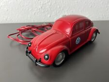 Vintage Vw Beetle Push Button Telephone Land Line Red Columbia Telephone Company picture