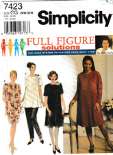 Simplicity 7423 Full Figure Women's Wardrobe Separates, Dress, Tunic +, FF picture
