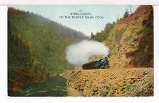 1911 Denver, Northwestern & Pacific Passenger Train in Byers Canon CO Postcard picture
