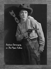 Historic Beatrice Dominguez in The Moon Riders 1920 Western Movie Postcard picture