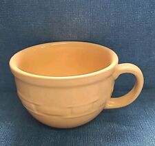 LONGABERGER WOVEN TRADITIONS  YELLOW CEREAL / SOUP MUG picture