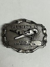 VTG UA PLumbers Pipefitters Steamfitters  Local 78 Los Angeles CA BELT BUCKLE picture