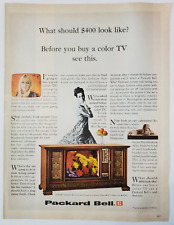1967 Packard Bell Vintage Print Ad Before You Buy A Color TV See This picture