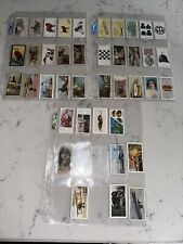 40 ASSORTED TOBACCO CIGARETTE CARD LOT JOHN PLAYER WILLS GODFREY PHILLIPS + MIX picture