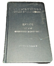 APRIL 1952 DELAWARE LACKAWANNA AND WESTERN DL&W OPERATING DEPARTMENT RULES picture