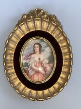 Vintage A CAMEO CREATION  Convex Glass Portrait Of Lady Charlotte picture