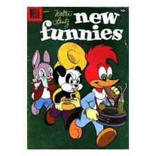 New Funnies #253 in Very Good minus condition. Dell comics [o{ picture