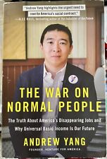 *SIGNED* Andrew Yang The War On Normal People - Used Book picture