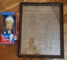 Vintage Mister Softee Declaration Of Independence Collectible And Bobble Head picture