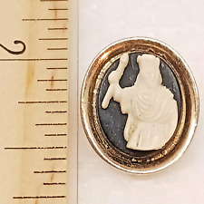Swank Asian Warrior Cameo Style Tie Tack Pin picture