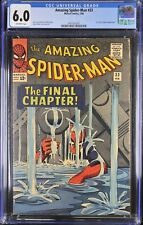 Amazing Spider-Man #33 CGC FN 6.0 Off White Classic Cover Stan Lee Ditko picture